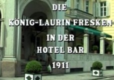 Die König-Laurin-Fresken in der Hotelbar